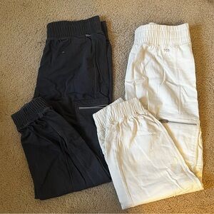 Jogger Bottoms - Black and White